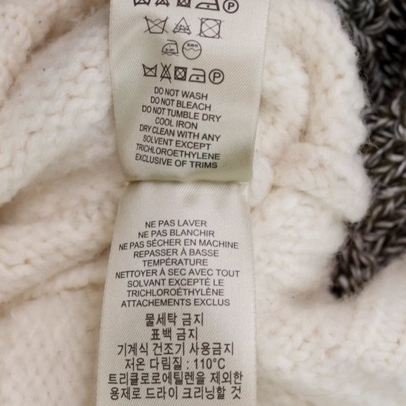 Burberry Brit Colour Block Grey and Cream Knit Tunic - Picture 10 of 13